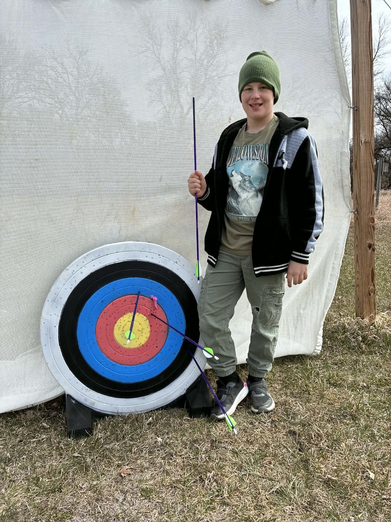 a boy and his arrow