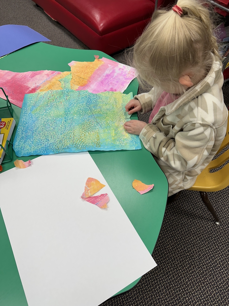 a student creating
