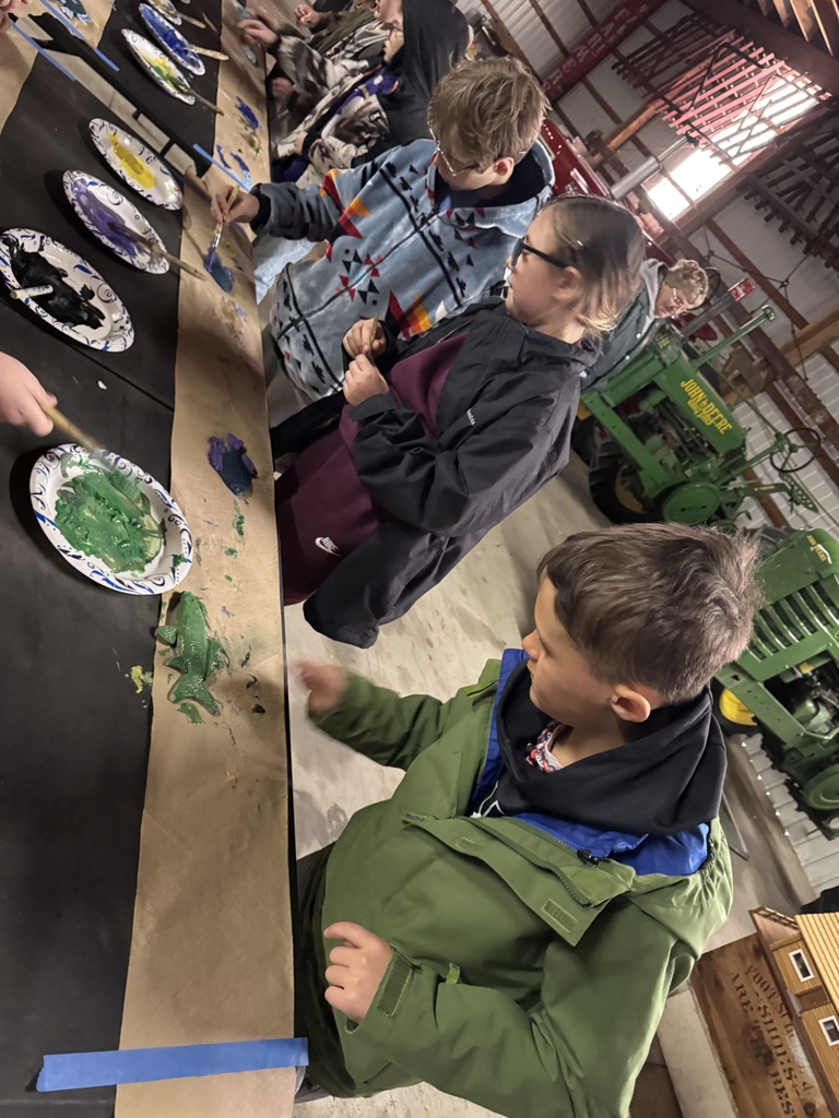 kids fish painting!