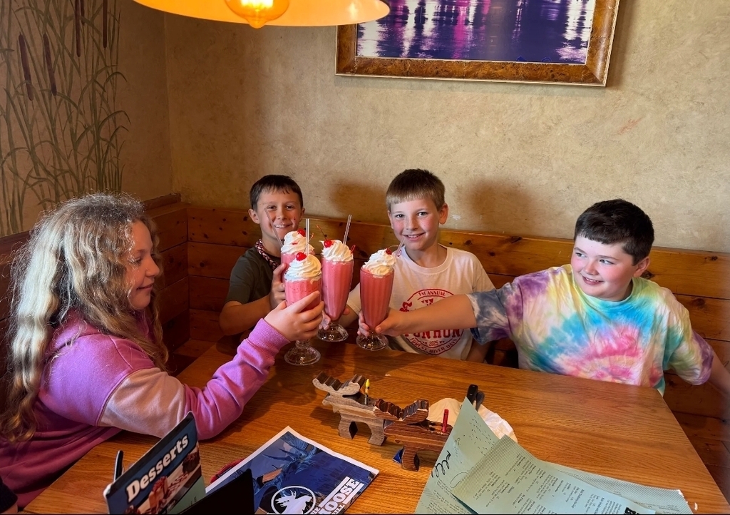 having milk shakes