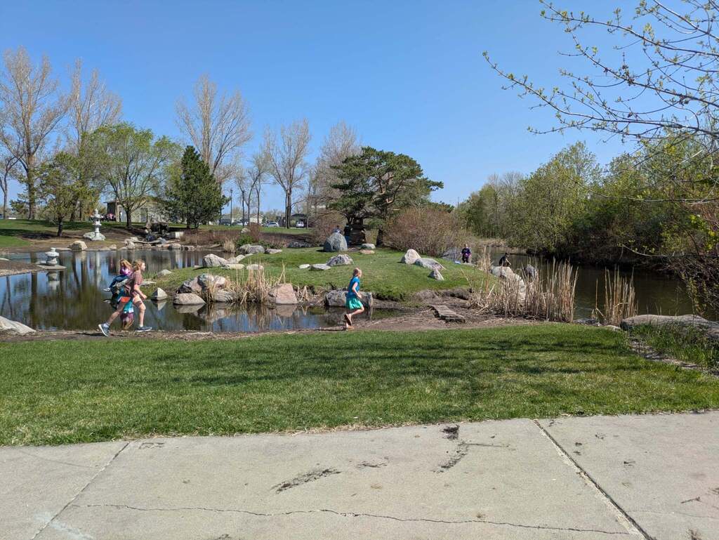 kids going for a hike