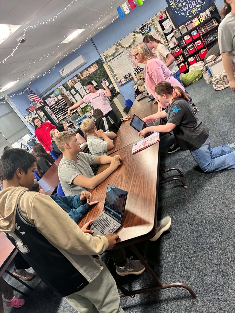 kids learning about middle school