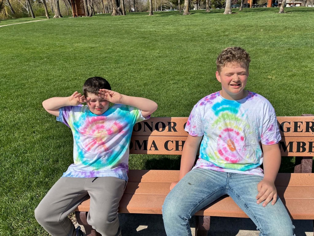 2 boys at the park