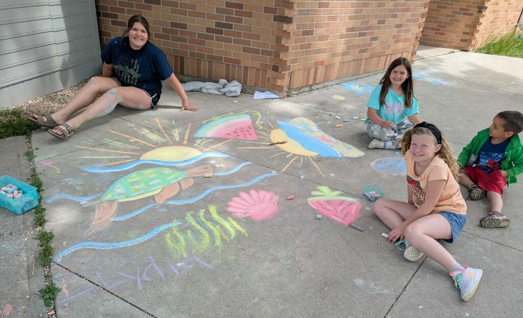 kids and their art