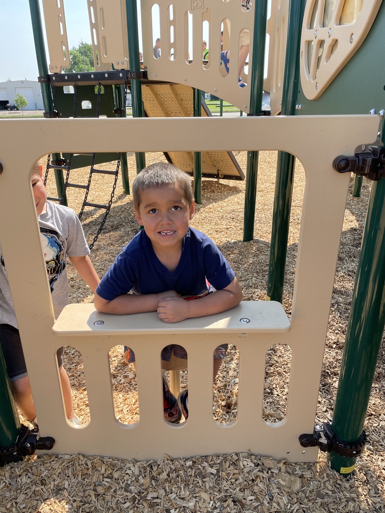 a boy at the playground