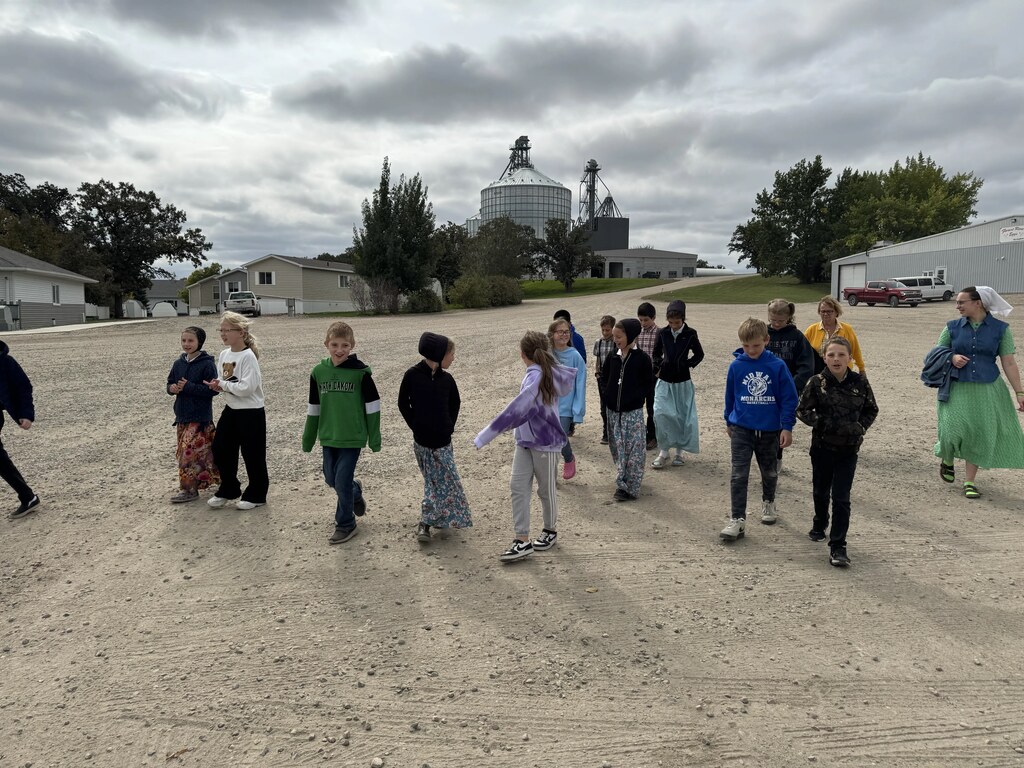 kids walking