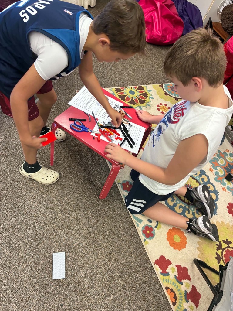 2 boys building a simple machine.