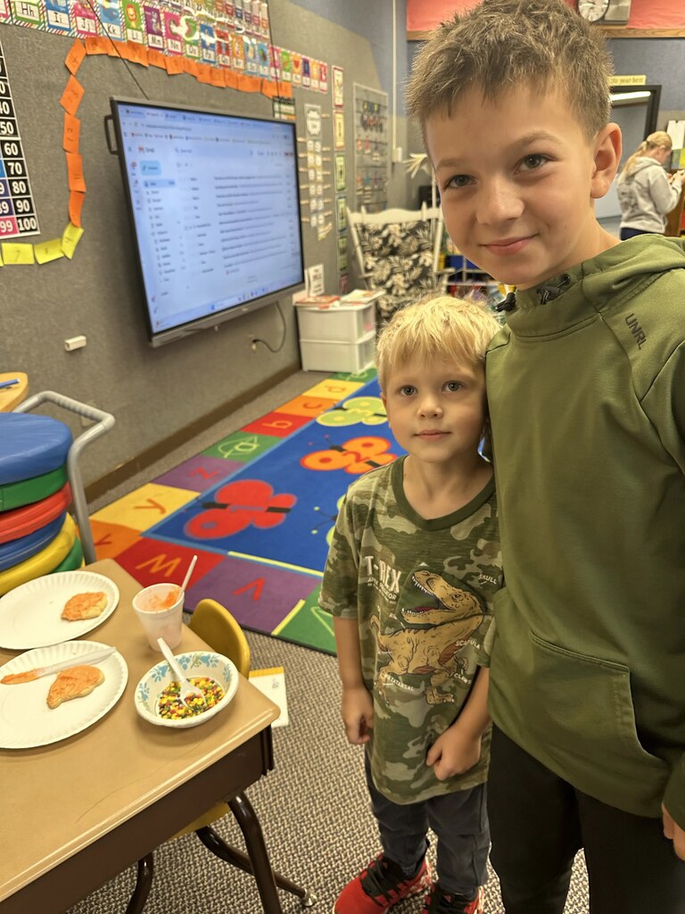 2 boys and their cookies