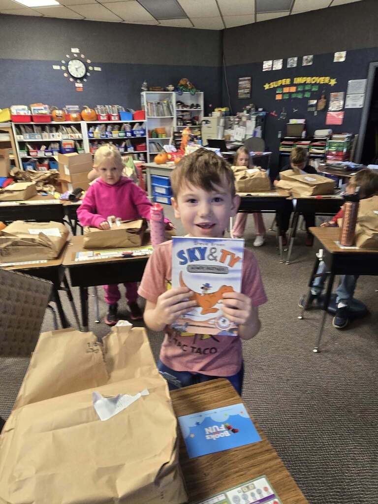 1st grade and their favorite book