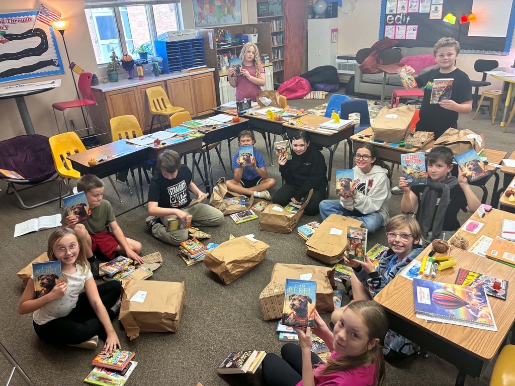 5th graders and their books