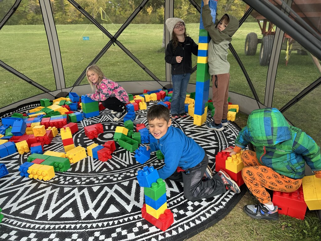 building with blocks