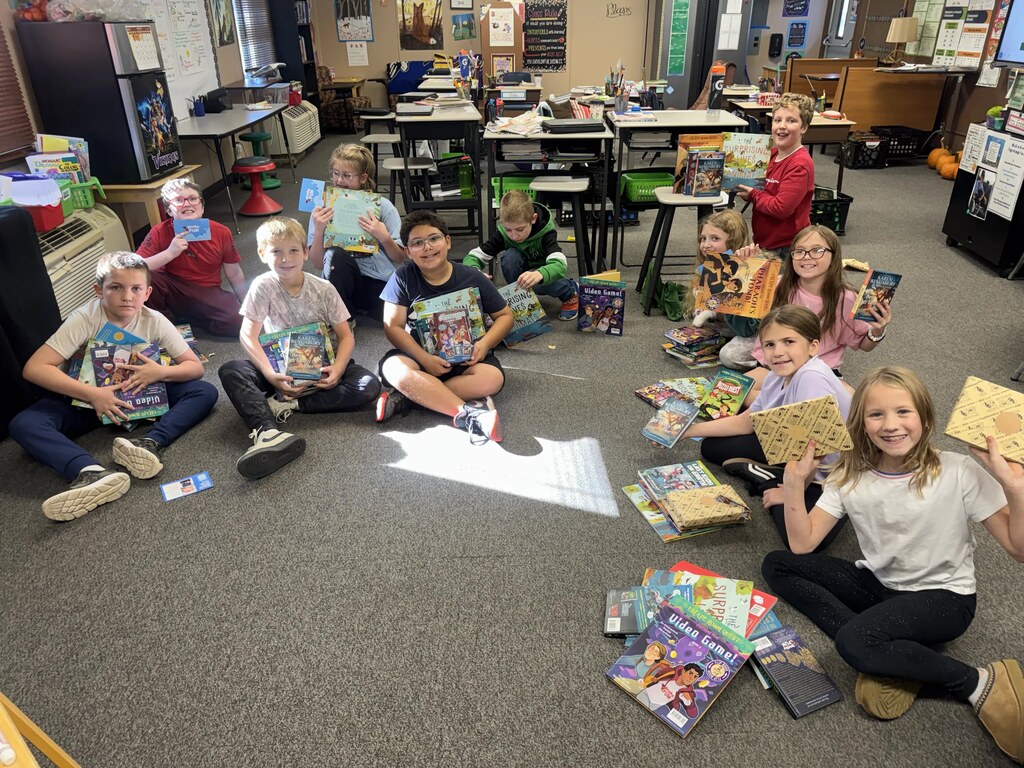 the 4th graders and their books
