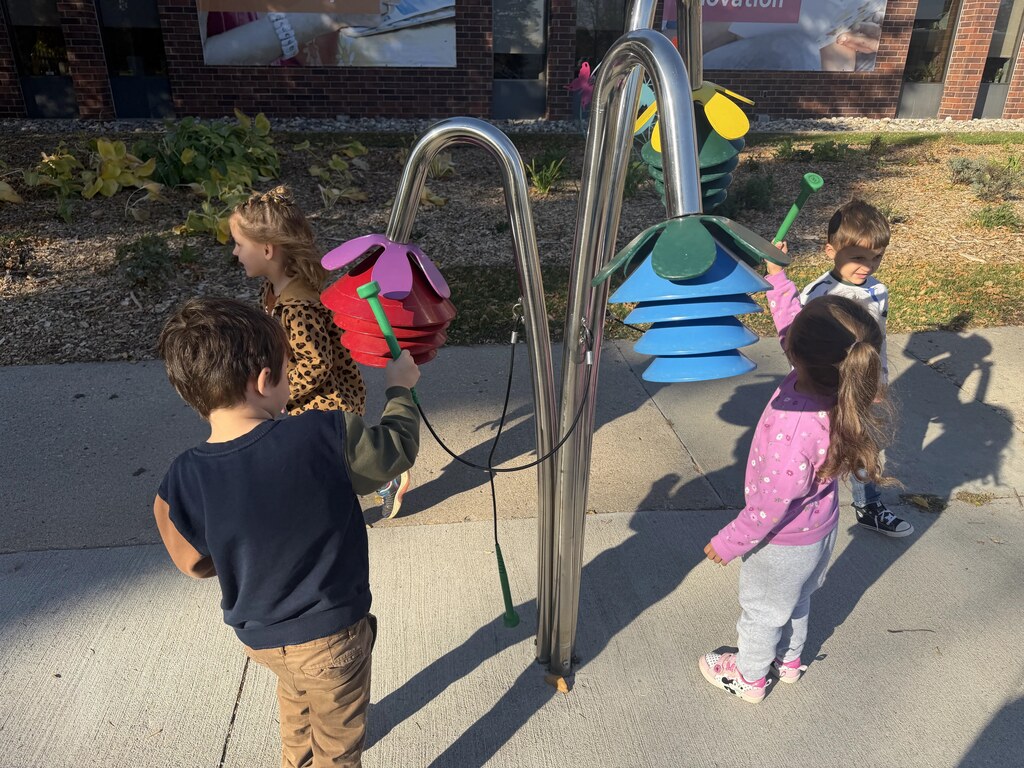 playing outside