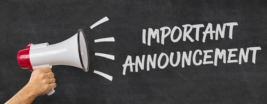 Announcements 