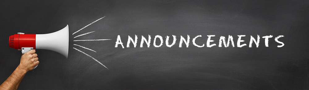 Announcements 