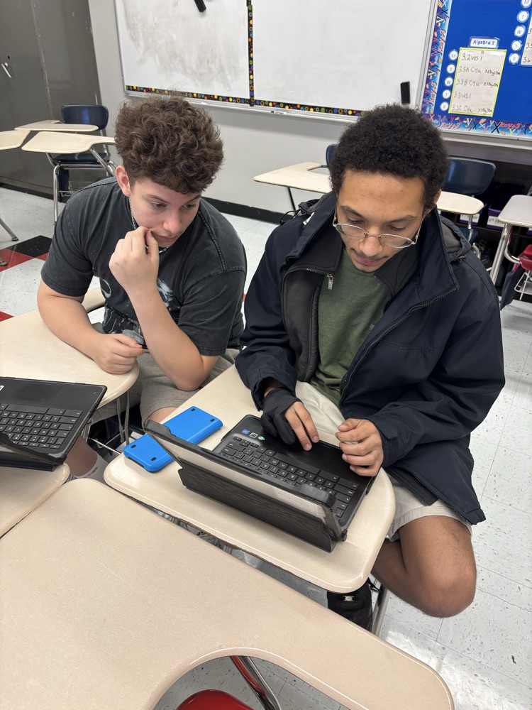 Darius and Brenden are working on their app
