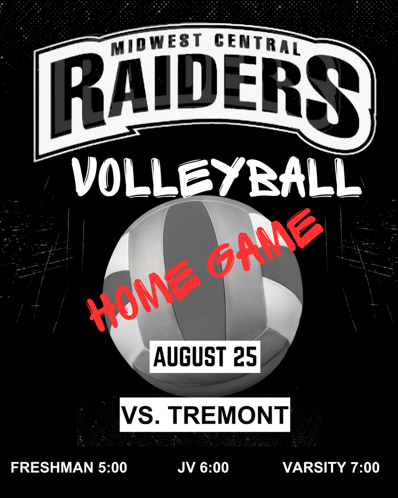 Aug. 25 Raider VB vs. Tremont