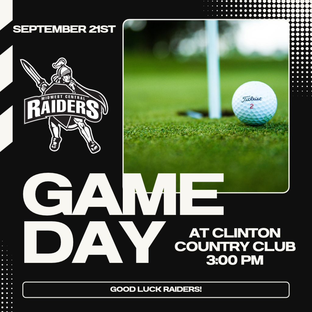 Sept. 21 Golf going to Clinton