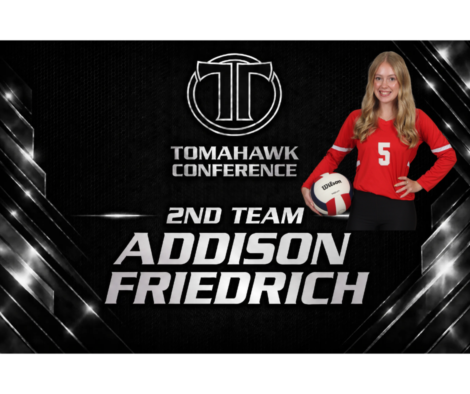 Addison Friedrich 2nd Team All Conference