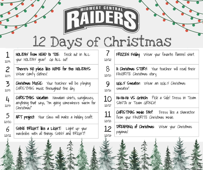 12 Days of Christmas 