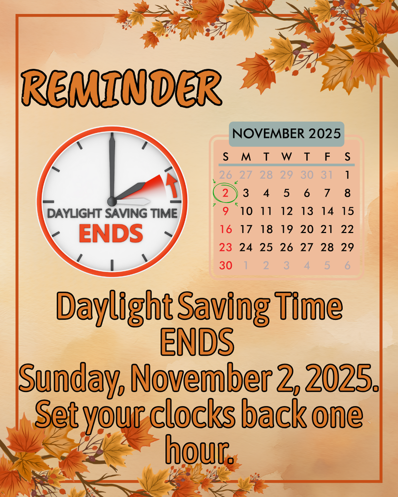 Daylight Savings Time Ends