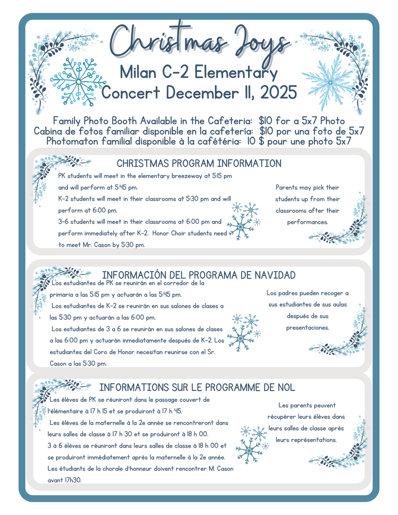 Elementary Christmas Program