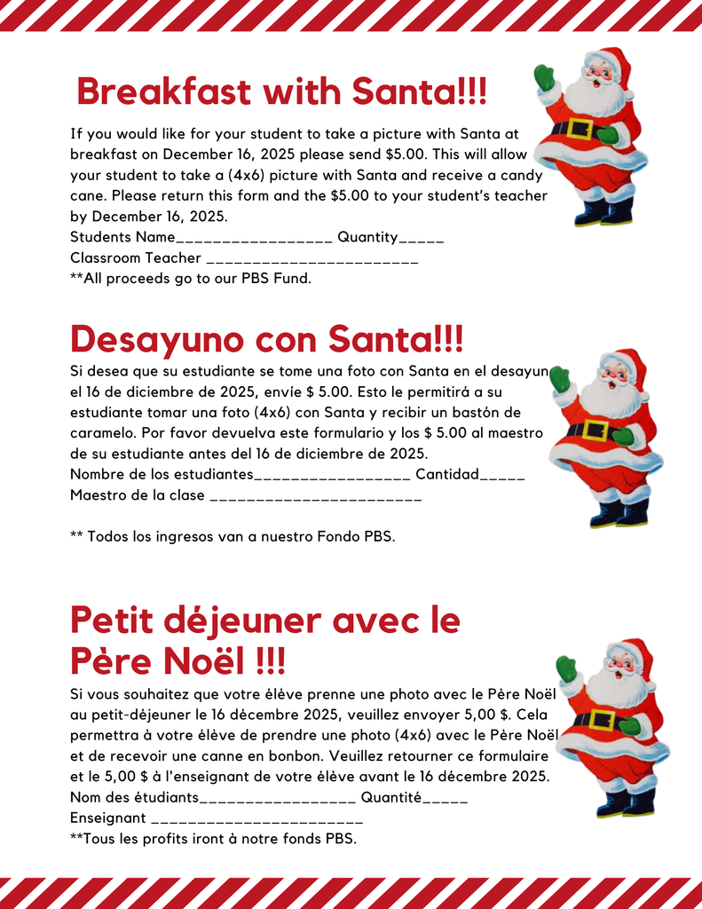 Breakfast with Santa