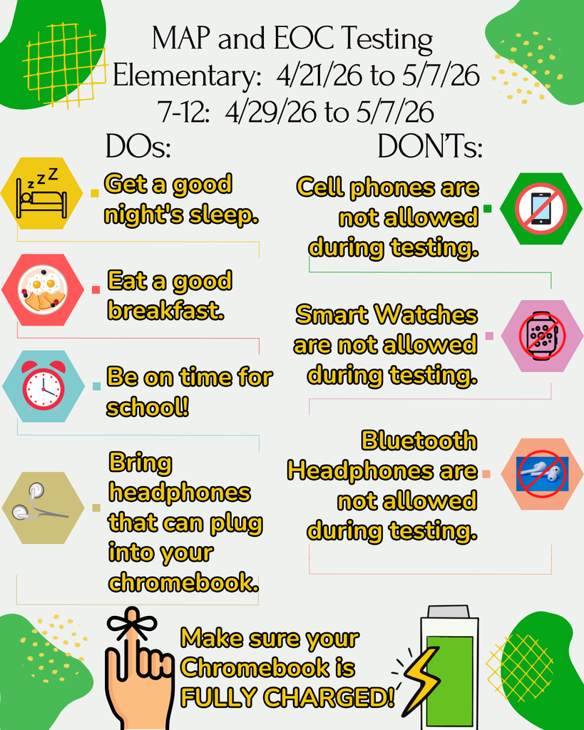 MAP/EOC Testing Dos and Don'ts