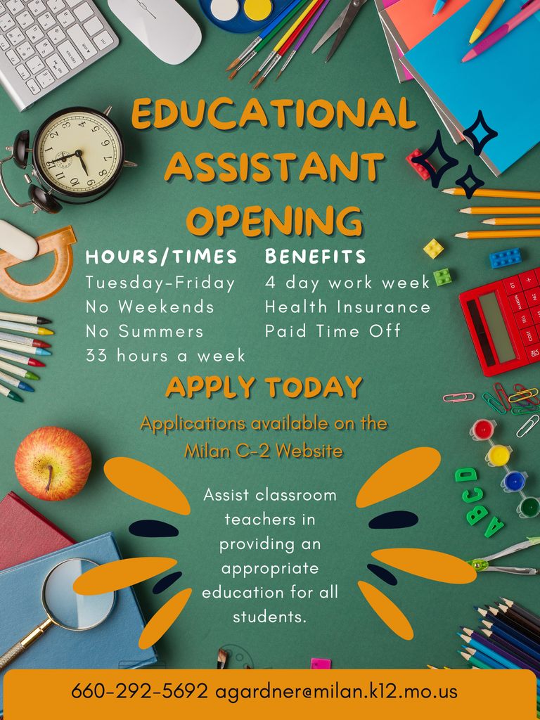 Educational Assistant Opening