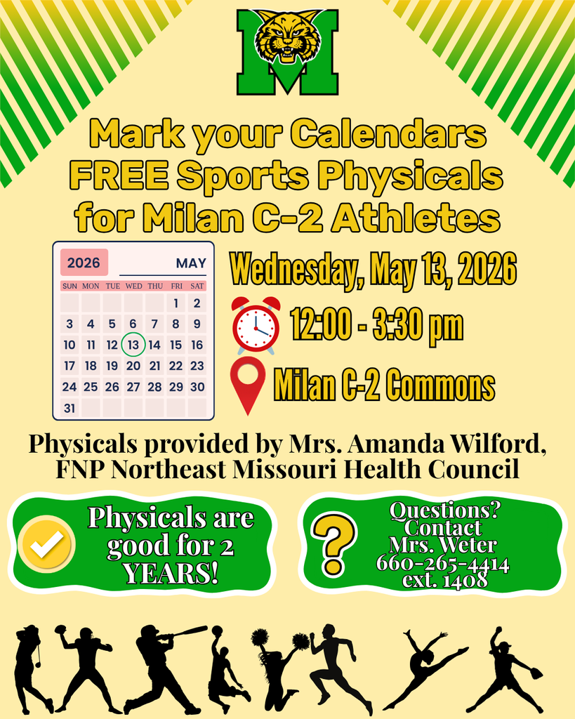 Free Sports Physicals 5-13-26
