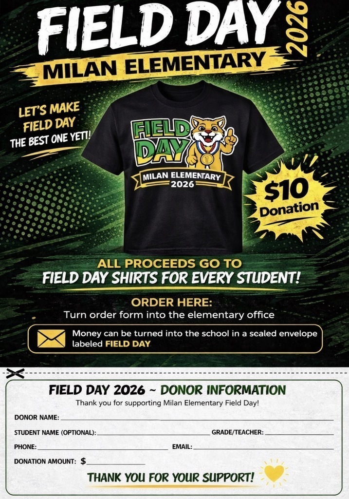 Field Day T-shirt Donor Form