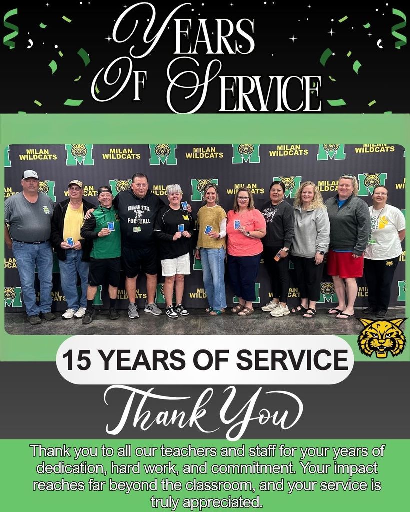 15 Years of Service