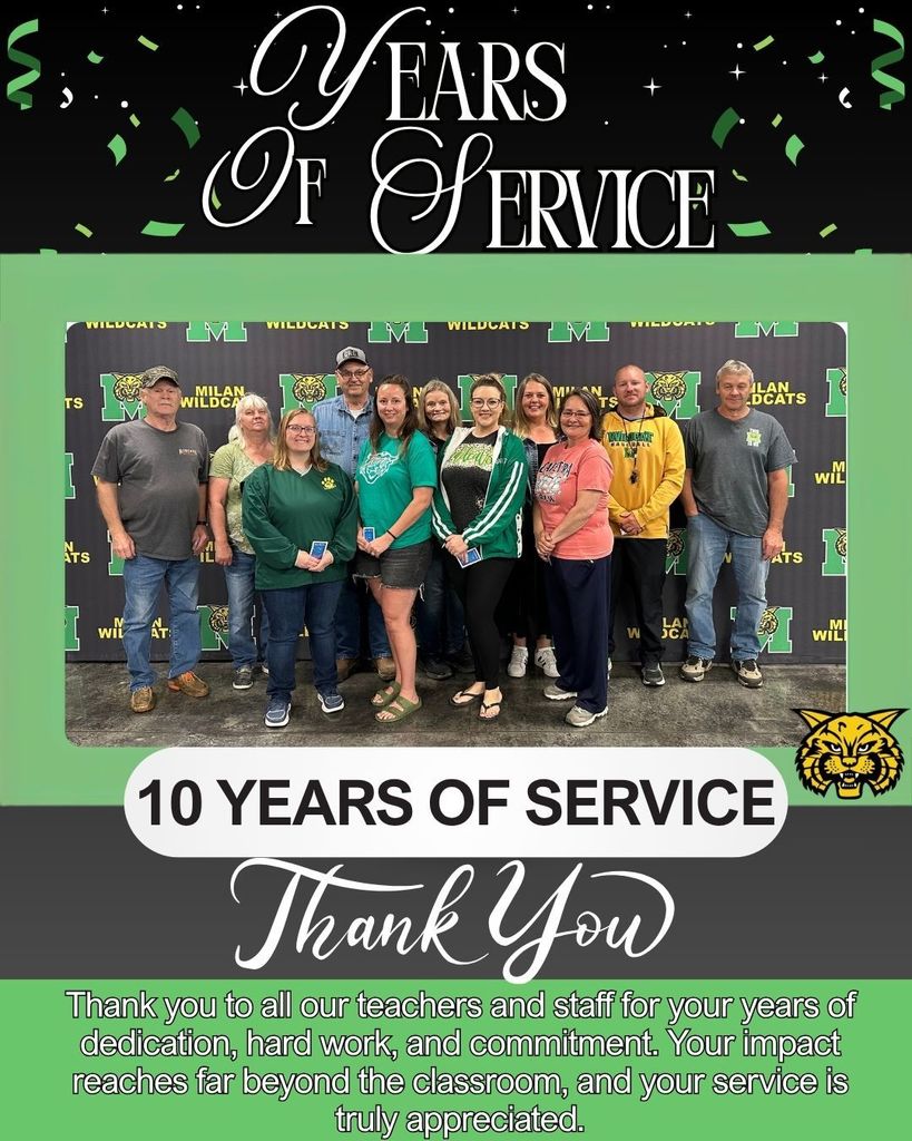 10 Years of Service