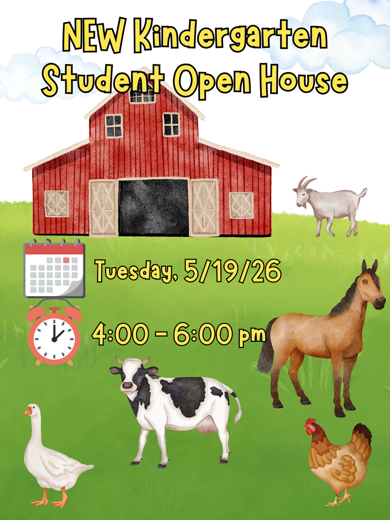 Kindergarten Open House 5/19/26