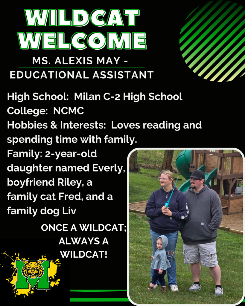 Wildcat Welcome Ms. Alexis May