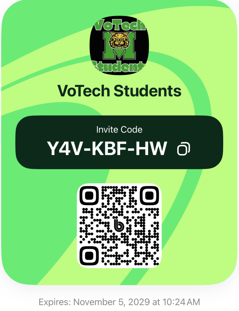 Band App Code: Y4V-KBF-HW