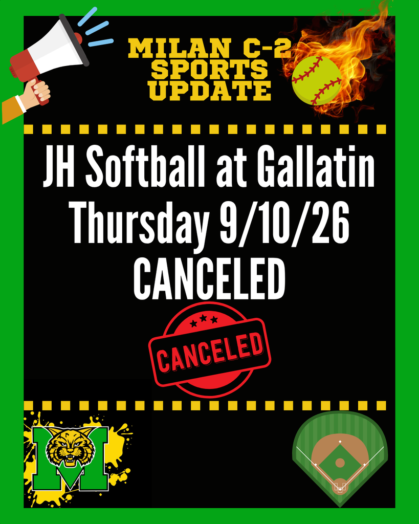 JH Softball Canceled 9/10/26