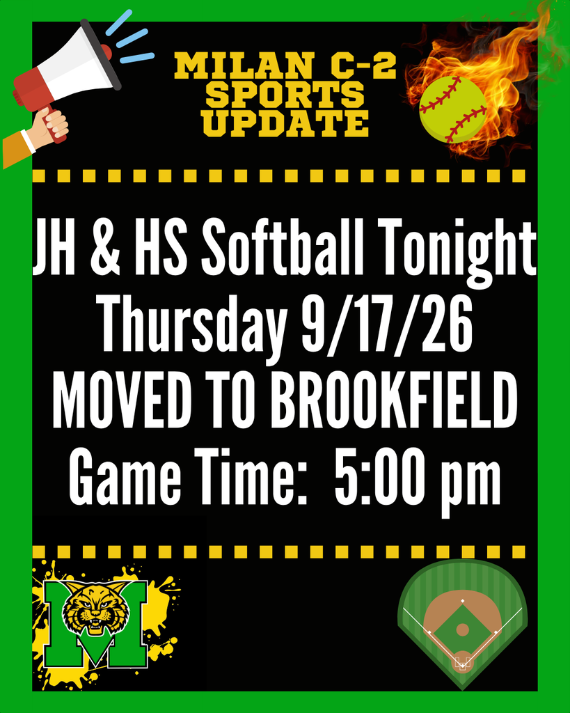Softball Location Change 9/17/26
