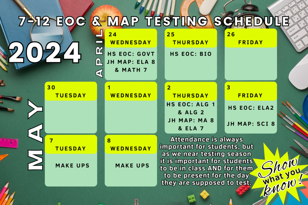 MAP/EOC Testing