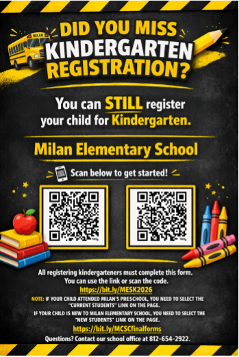 kindergarten registration