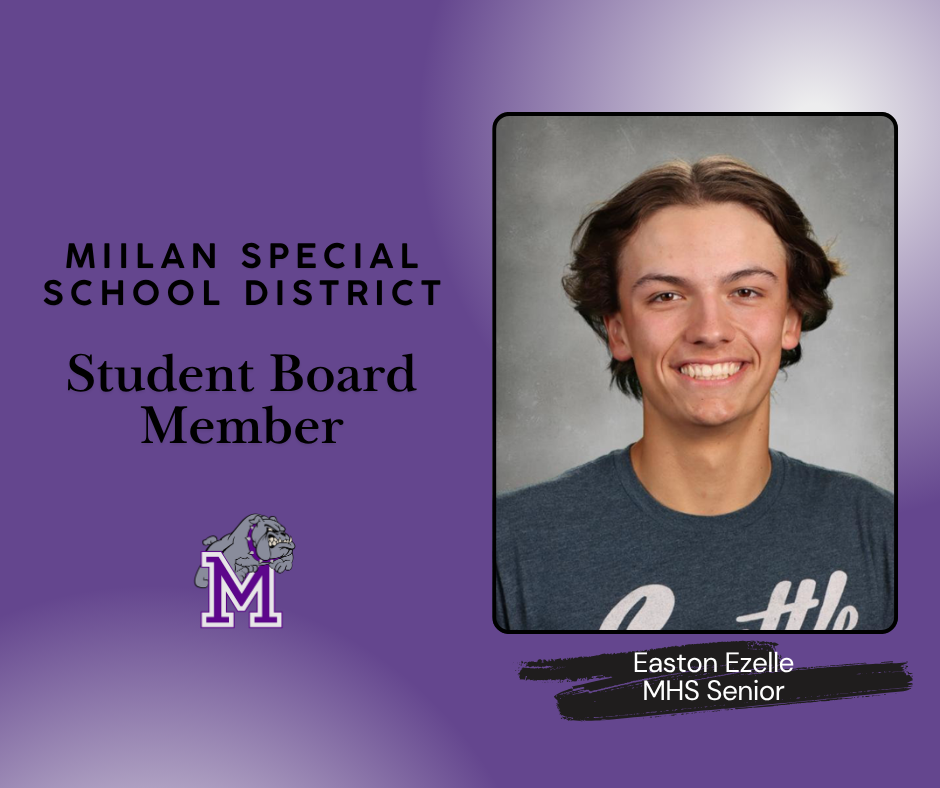 Easton Ezelle Chosen for Student Board Member