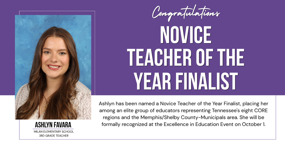 Novice Teacher of the Year Finalist