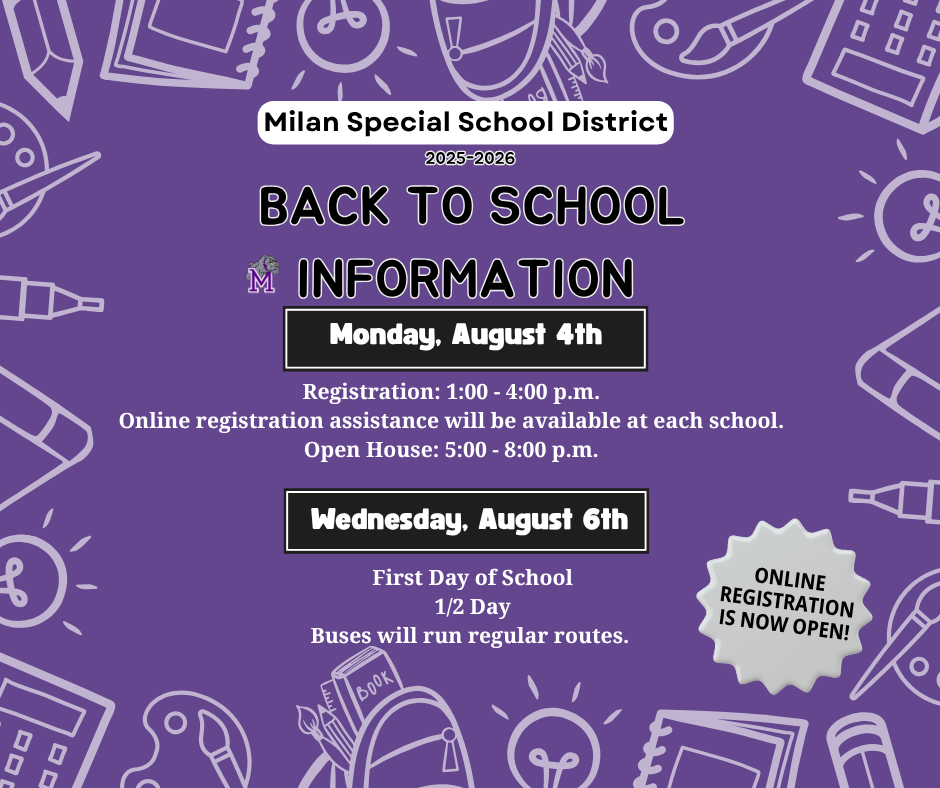 25-26 Back to School Information