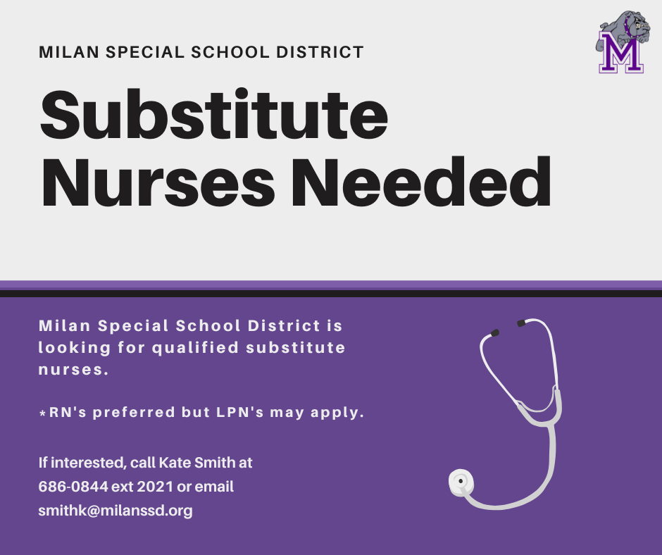 Substitute Nurses needed