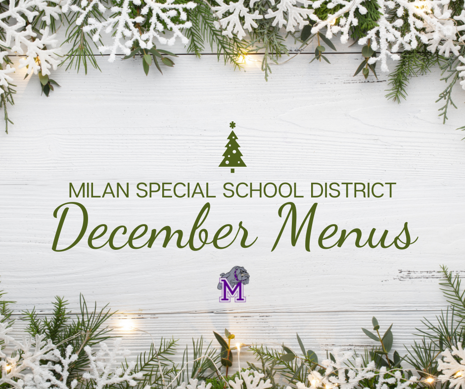 December Menus
