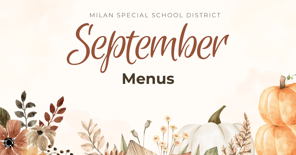 September Menus