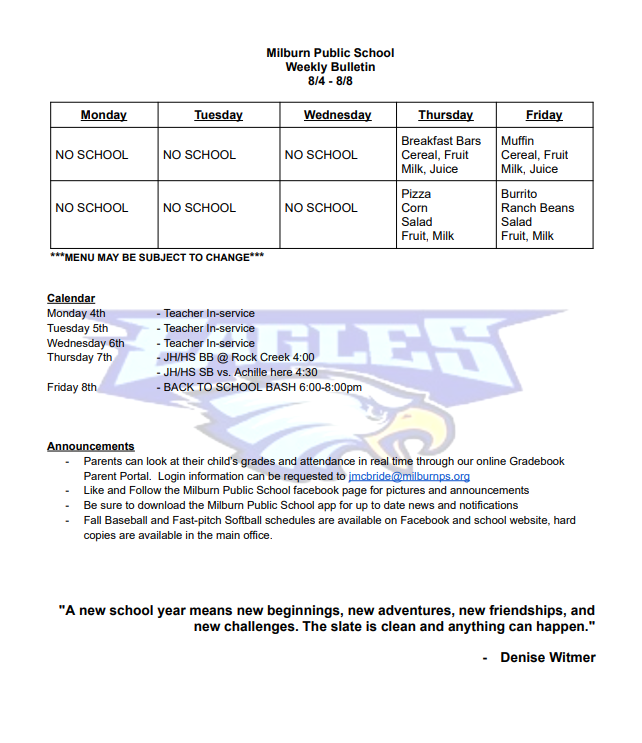 bulletin