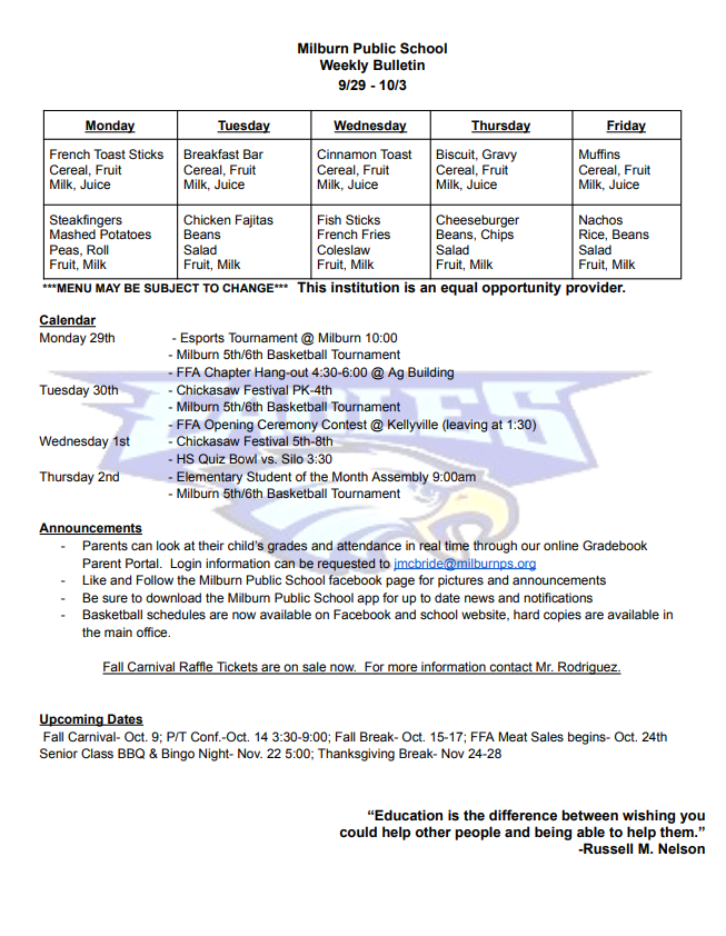 bulletin