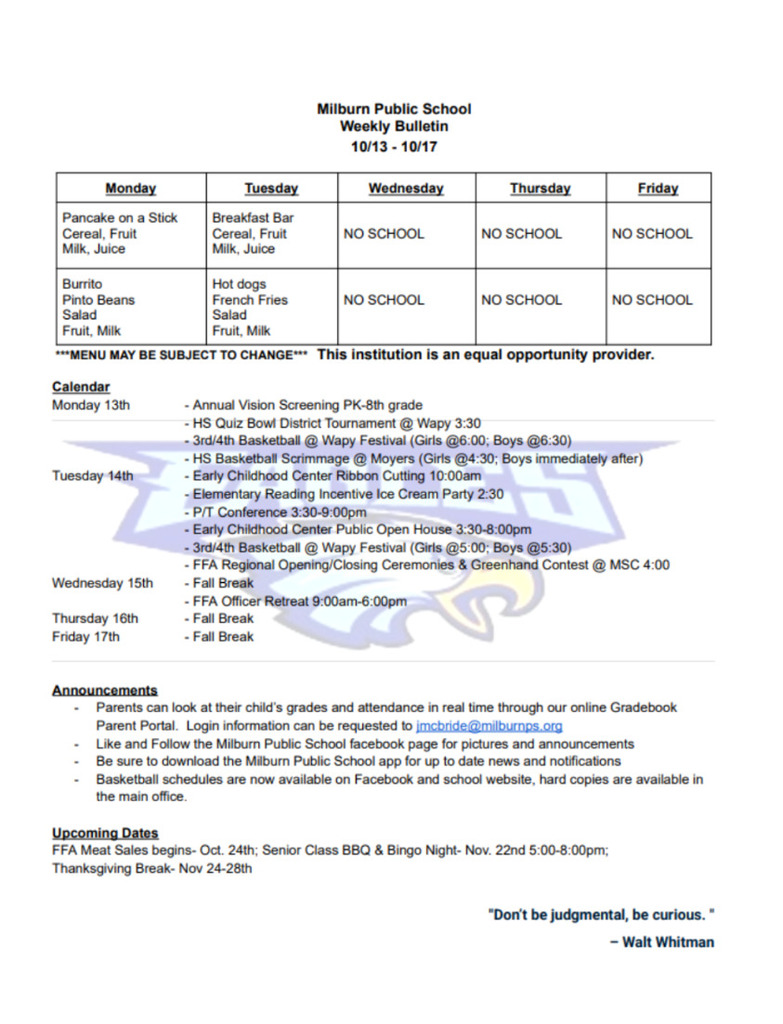 bulletin