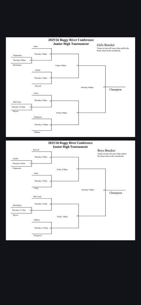jh conf tourney bracket 